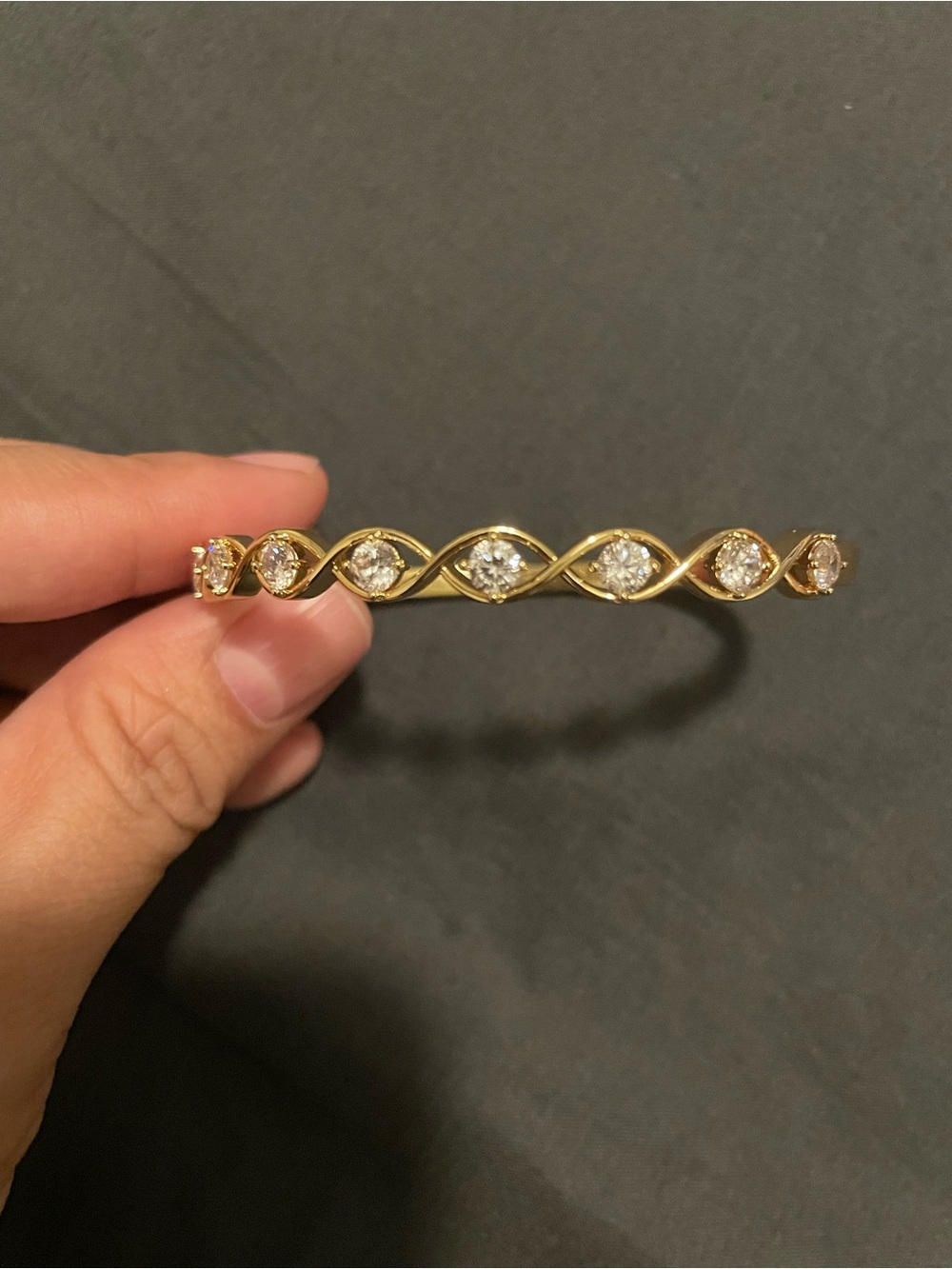 New - 14k gold plated bangle